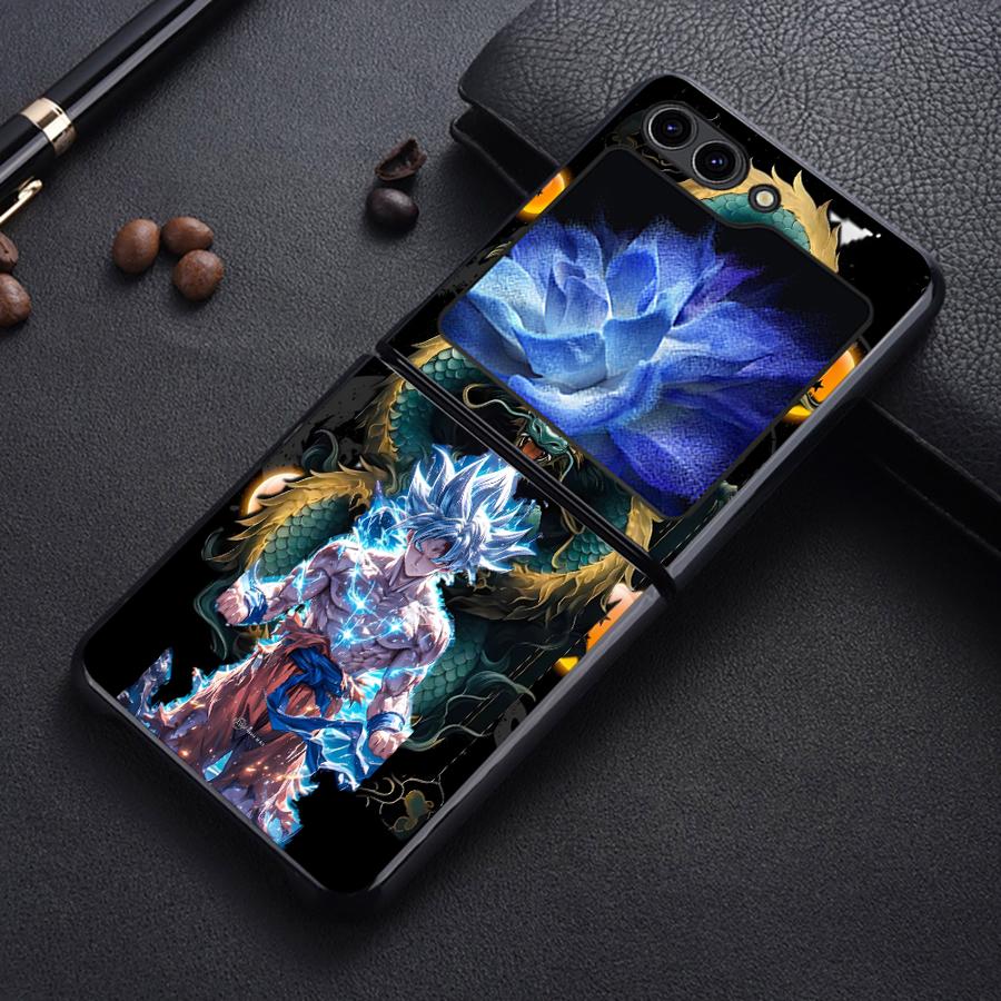 

Задняя крышка телефона Funda Case для Samsung Galaxy Flip7 FE Flip3 Flip5 Z Flip 7 6 5 4 3 Flip4 Flip6 Dragon Ball Goku Galaxy Z Flip6