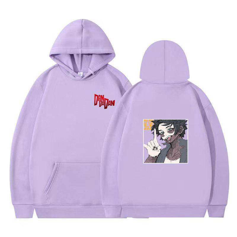 Dandadan Anime Inspired Oversized Hoodie Men Women Streetwear Casual Sweatshirt Fall