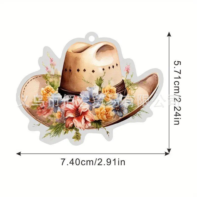 

Flower Cartoon Colorful And Hat Multifunctional Keychain Pendant For Car Home Decor 6