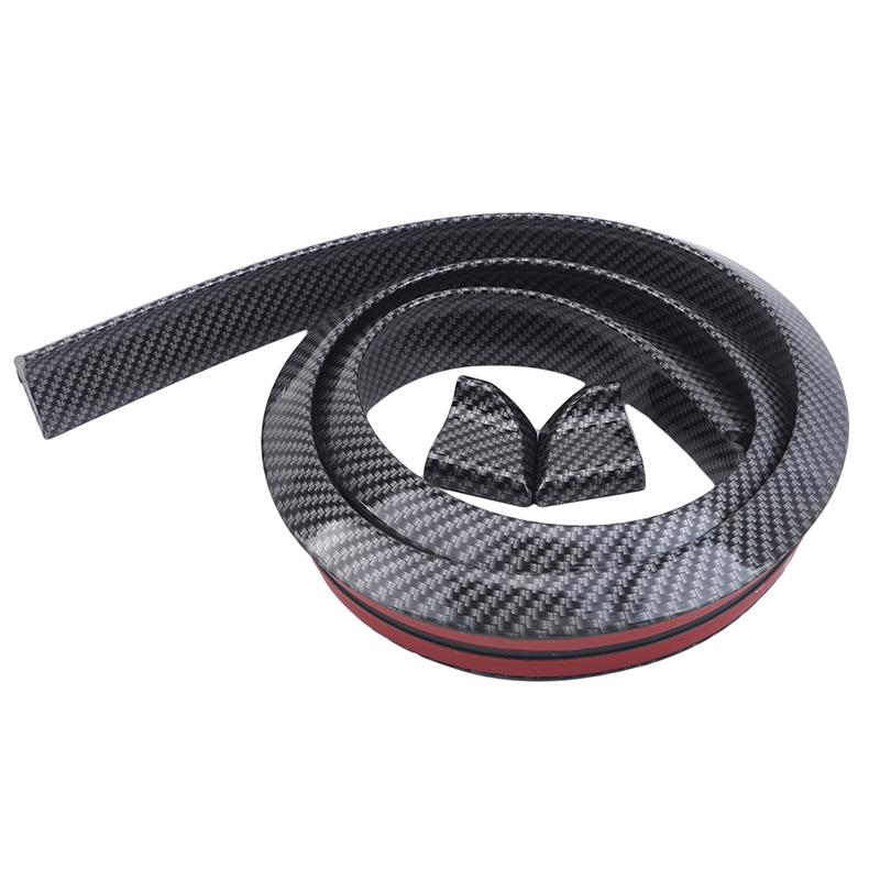 Car-Styling 5D Carbon Fiber Spoilers Styling DIY Refit Spoiler Universal For BMW Toyota Honda KIA Hyundai Opel Mazda