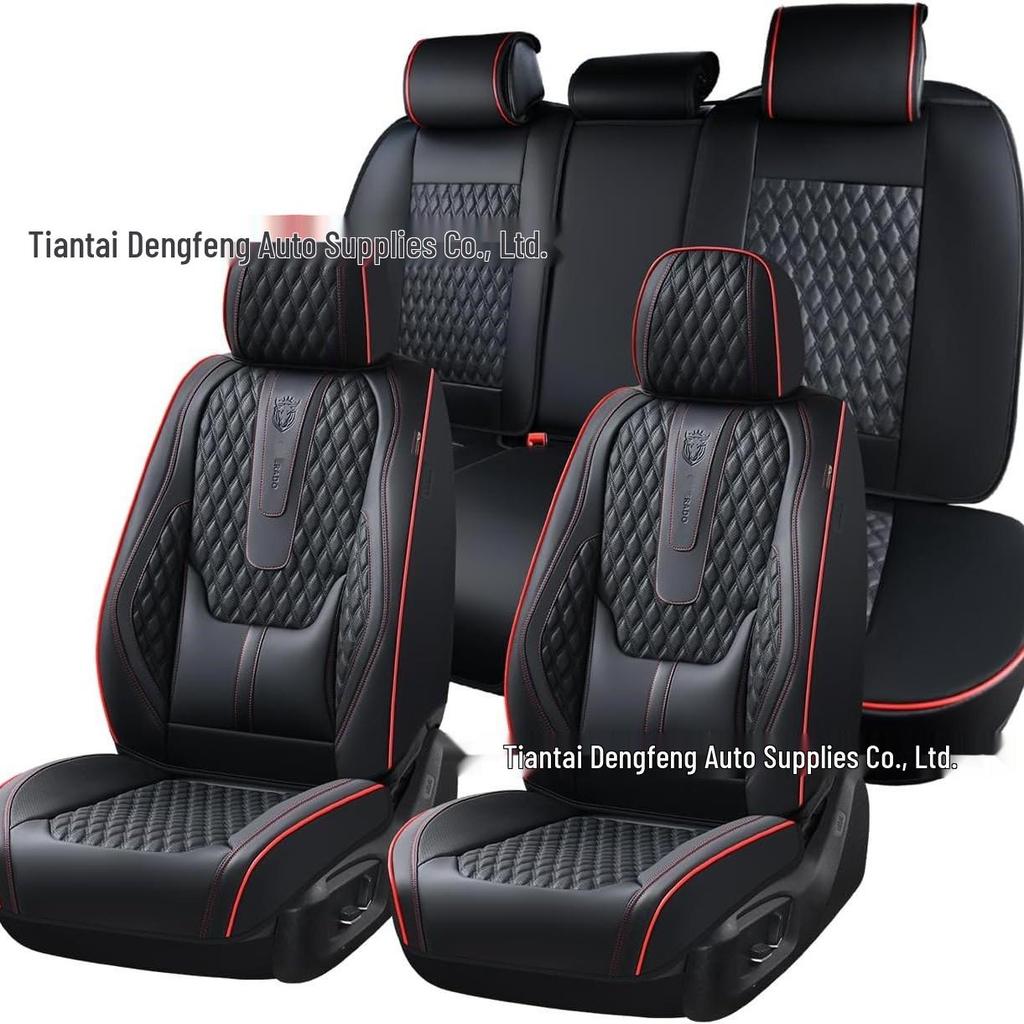 Universal Leather Car Seat Covers for Sedans, SUVs, and Trucks