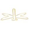 100Pcs Gold Large Cute Paperclips Electroplating Metal Jumbo Wide Clips  Office Supplies