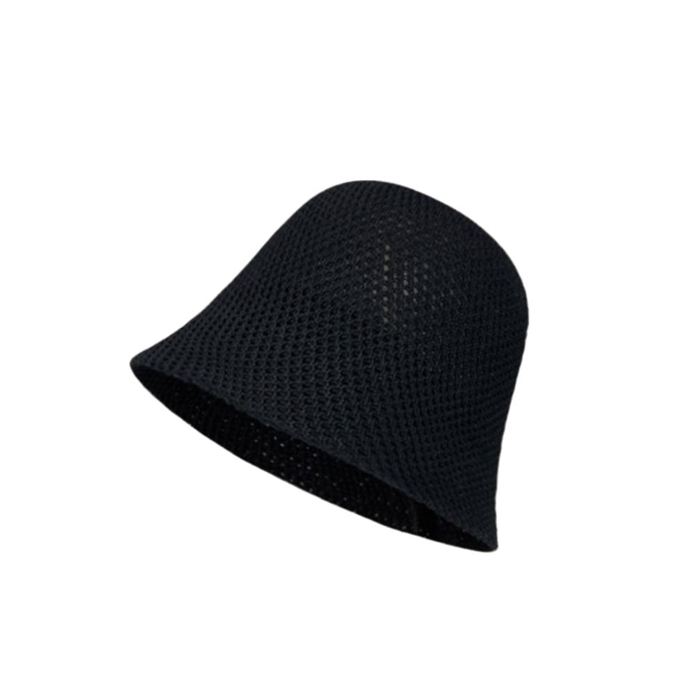 

Fashion Wide Brim Hollow Fisherman Cap Solid Color Breathable Sunshade Bucket Hat Mesh Portable Sun Beach Hat Outdoor