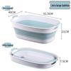 Premium Foldable Baby Bathtub: For 0-3 Year Olds, Sit or Lie, Rectangular Design