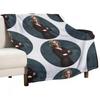 Stella Gibson The Fall Gillian Anderson Oil Paint Design Throw Blanket Warm Throw Blanket Gift for Anniversary