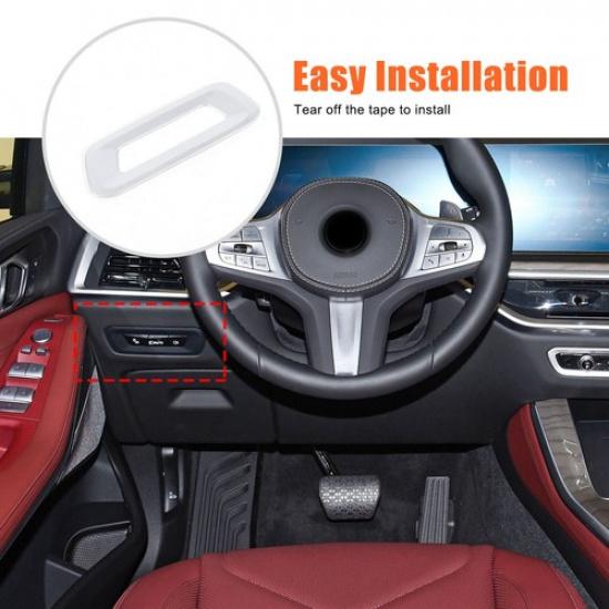 Silver Headlight Switch Button Panel Cover Trim For BMW X5 X6 -2025