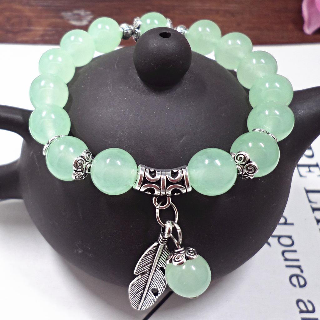 Crystal Bead Bracelets, Chalcedony Bracelets for Women, Couple Small Accessories, Handmade Bead Jewelry, Yiwu Small Goods