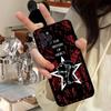 The Sisters Of Mercy Band Phone Case For IPhone 17 Air 16 15 14 Plus 13 12 Mini 11 Pro Max Black Cover