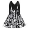 BITCED Fashion Autumn Winter Long Sleeve V-Neck Casual Dresses