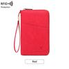 RFID Passport Holder: Anti-Magnetic, Zippered, Multi-Functional Travel Wallet
