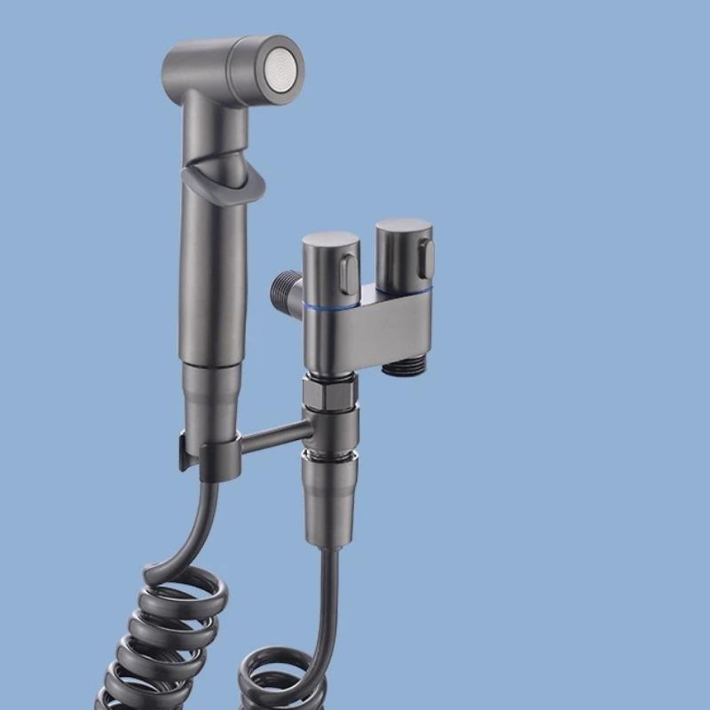 Bidet Toalett Sprayer Dusj Wc Bad Dusj Håndholdt Bidet Sprøytesett Toalettkran