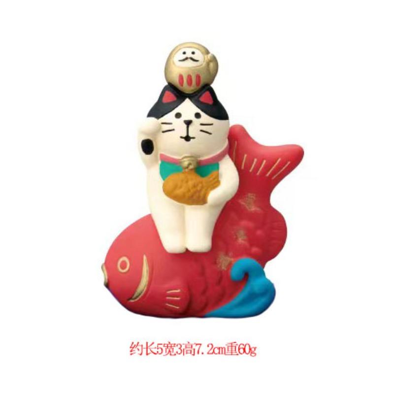 Lucky Cat Ornament Store Office Opening Feng Shui Ornament Home Furnishing Car Center Console Decoration Figure Crafts