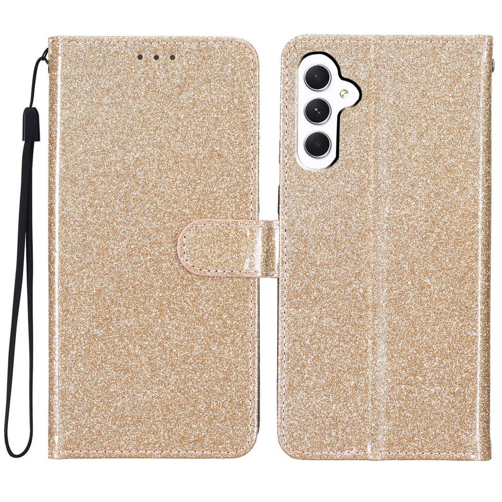 For Samsung Galaxy A17 5G/A17 4G/A26 5G Wallet Case Glitter Anti-Scratch Leather Phone Cover Stand