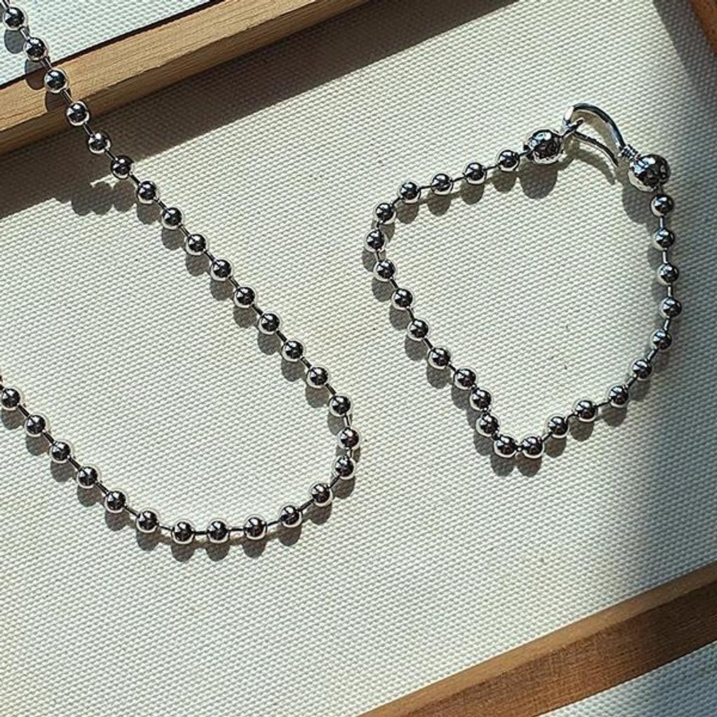 Damski codzienny mini okrągły metalowy naszyjnik z cukierkami