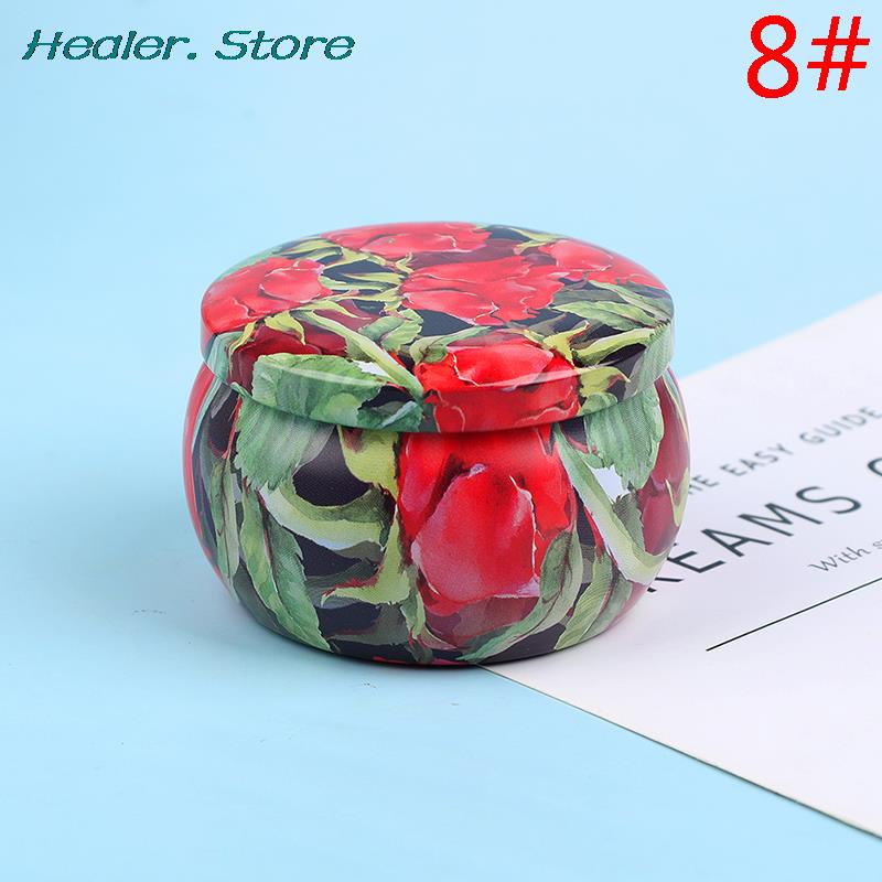 Christmas Candle Tin Jars DIY Candle Making kit Holder Storage case for Dry Storage Spices Camping  Party Favor Sweets Gifts