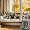 Home Decor Deer Artistic Prints: Wildlife-Inspired Cushion Covers Pattern Cushion Cover Suitable For Sofa Bedroom Car Pillow