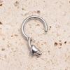 ASTM F136 Titan Herz Clicker Septum Piercing 16G Daith Helix Ohrring Piercing Neue Nasenringe Anodierter Körperschmuck