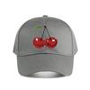 Shiny Resin Cherry Home Decor Baseball Cap Fashion Unisex Sunhat Womens Outdoor Sports Snapback Cap