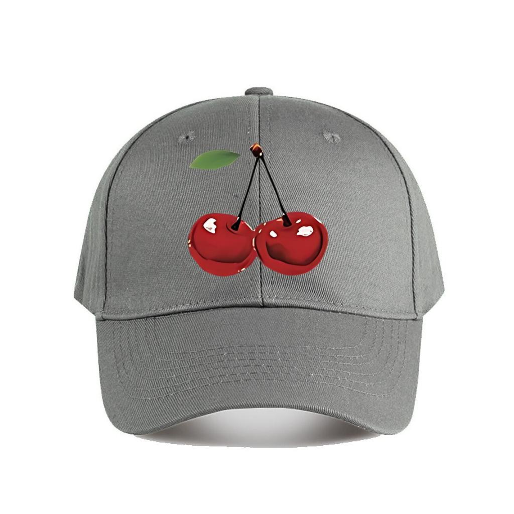 Shiny Resin Cherry Home Decor Baseball Cap Fashion Unisex Sunhat Womens Outdoor Sports Snapback Cap