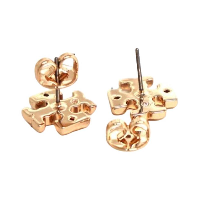 TORY BURCH Brand Design Brass Earrings Women's Rose 159238 654-rose gold F