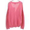 unused ZARA Long sleeve V neck knit cardigan M pink Men's Used