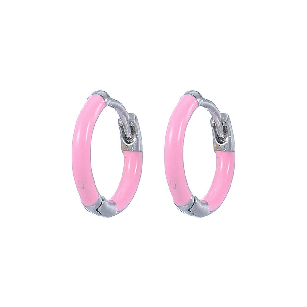 Stainless Steel Zircon Geometry Dangle Earring 18K Gold Plated Huggie Women's Earring Ear Clip Piercing Jewelry Pendientes Mujer
