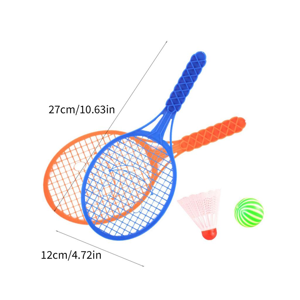 Toddler Sports Racket Set Tennis Racket Set Badminton Racket Set For Early Motor Skill Development Group Play