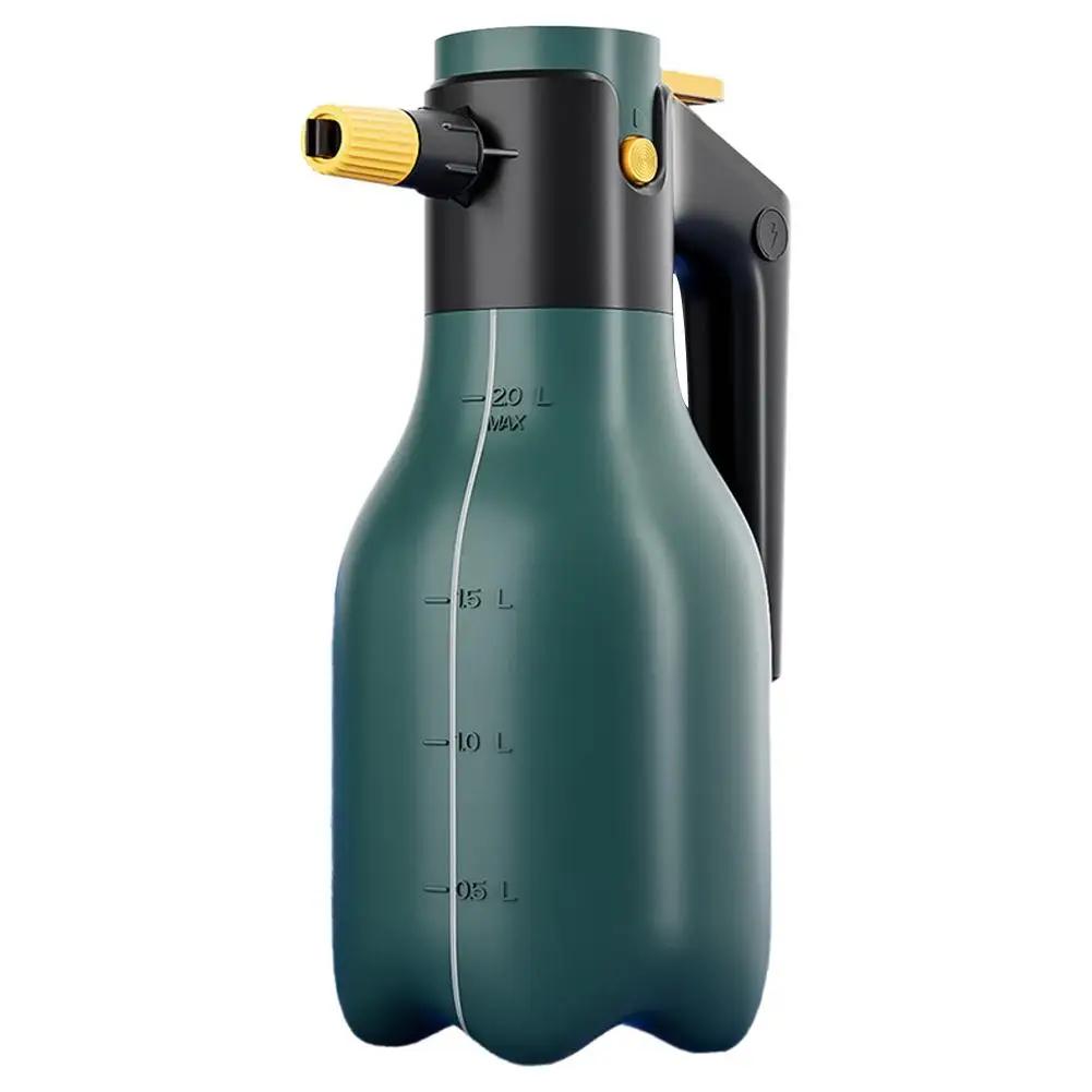 

Electric Spray Bottle 2L/0.5Gallon, Rechargeable Battery Sprayer, Plant Mister,Pump Automatic Water Powered Sprayer,Car Gun E2R4 зелёный