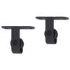 Kit mini de porte d'armoire coulissante - vidaXL - Acier au carbone - 200 cm - Noir - Silencieux