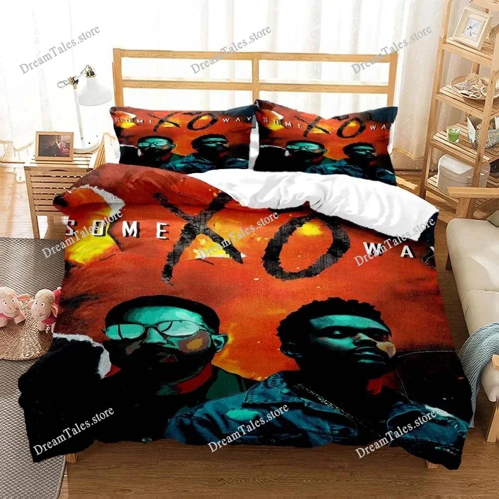 Die Weeknd Pop Singer 3D Fashion Printed Bedding Queen Bedding Set King Size Bedding Set Soft and Comfortable741