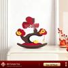 Chinese New Year 3D Fu Character & Money Tree Ornaments - Set of 3