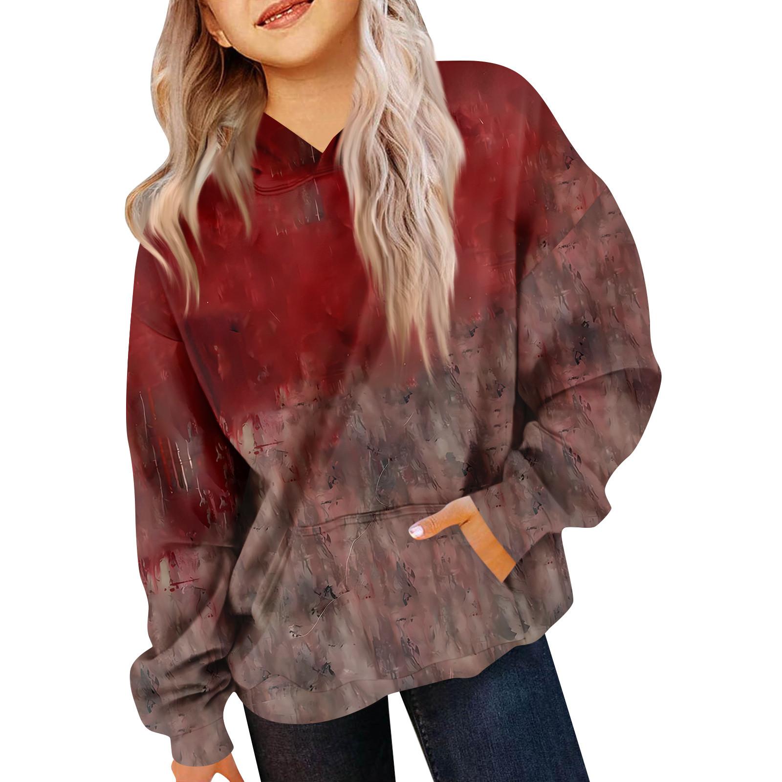 

Детская толстовка с длинным рукавом, повседневная толстовка с капюшоном, удобная, свободная, легкая детская толстовка 150