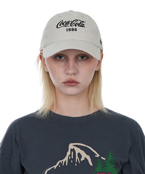 Amelikannideul Coca-Cola 1886 Logo Ballpark Cap - Stone