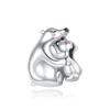 Copper Animal Charms Bear Rabbit Dog Panda Elephant Pig Kapibala Beads Pendants Fit Bracelet Diy Fine Jewelry Gift