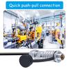 SF10 Industrial Connector Waterproof Plug and Socket Set, Metal Connectors Set Male Female Push Connectors Pair 2-5pin