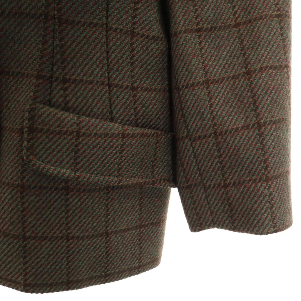 Gucci 80er Jahre Hergestellt in Italien Wolle Vintage Altes Karomuster Rock Anzug Set Damen Gebraucht