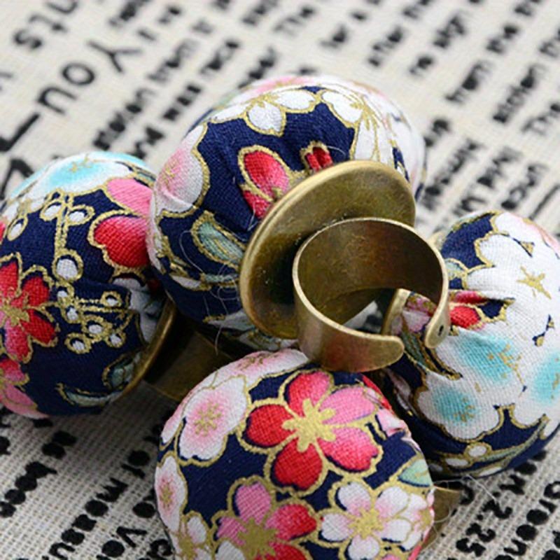 1PC Einstellbare Ring Pin Kissen Für Quilten Handwerk Finger Nadelkissen DIY Nähen Werkzeuge Zubehör