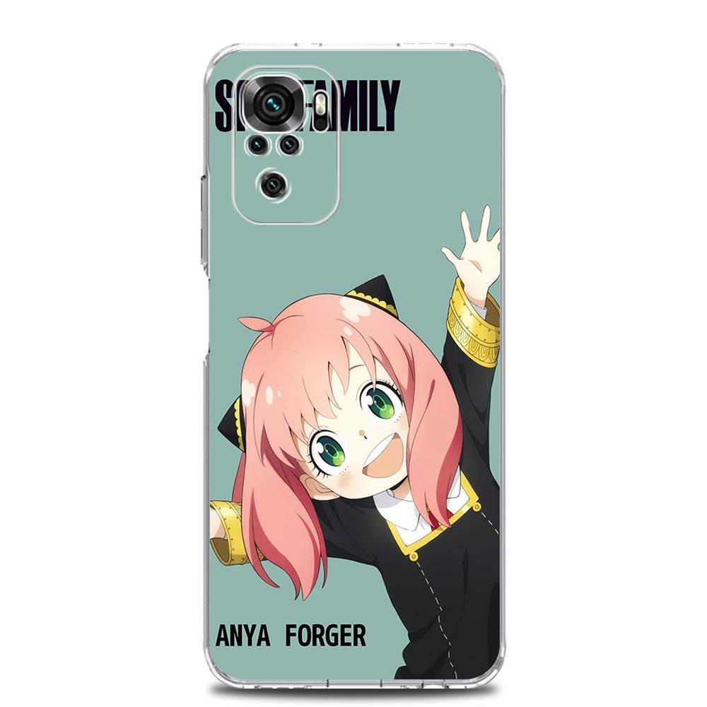 

Anya Forger SPY×FAMILY аниме чехол для телефона для Xiaomi Redmi Note 11 9S 9 8 10 Pro 7 8T 9C 9A 8A K40 Pro 11T 5G силиконовый прозрачный чехол Redmi Note 11S