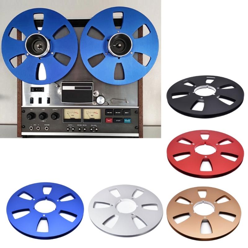 Professional Aluminum Reel 6 Hole Design For 1/4Inch 10.5 Open Tape Recording Disk Accessory
