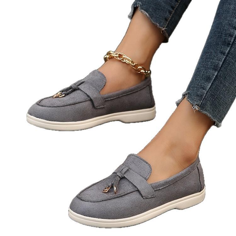Single shoe women's 2025 new fashion versatile comfortable explosion popular niche temperament wear retro casual women's shoes