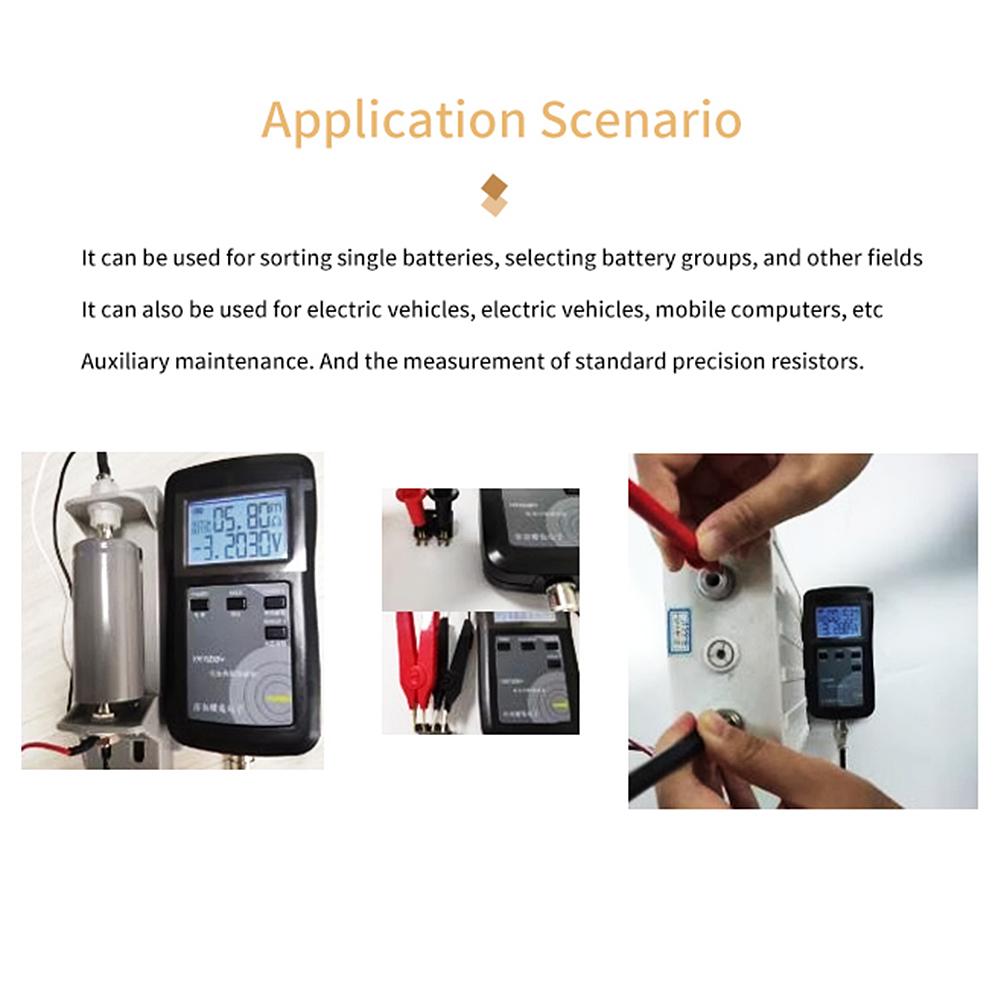 4-Wire YR1035+ High Precision Fast Lithium Battery Internal Resistance Test Instrument 100V Electric Vehicle Group