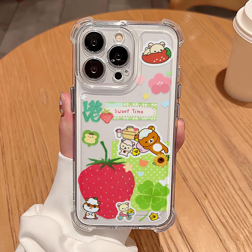 Rilakkuma Phone Case For vivo V40 V30 V29 V27 V27E V25 V23 Y02 Y76 Y38 Y28 Y03 Y17s Y19S Y78 Y36 Y27 Y35 Lite Pro 4G 5G