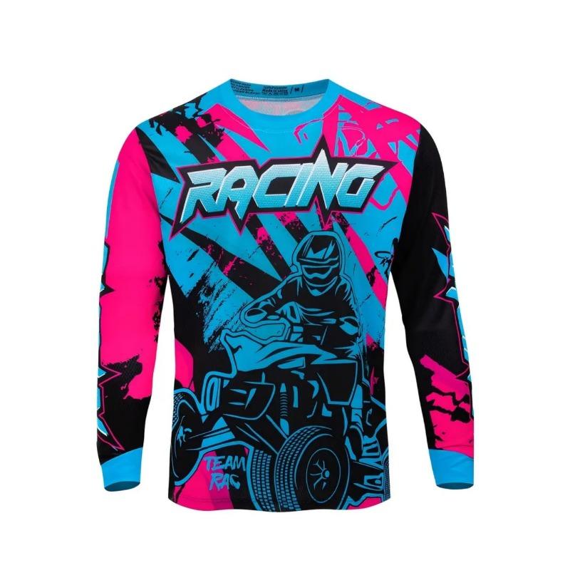 Motorcycle Jersey Downhill Mountain Bike Mtb Shirts Off Road Dh Motorcycle Jersey Motocross Sport Wear Clothing Bike Riding Suit