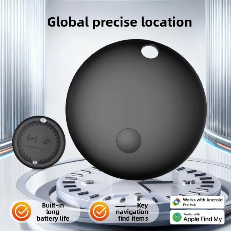 1-4Pack Mini Gps Dual System Tracker For IOS Android Google Find Hub App Item Finder Bag Key Locator Smart Bluetooth Tracker