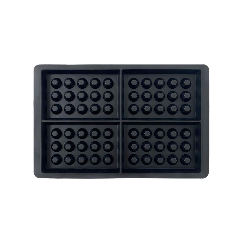 Waffles Silicone Baking Tray Circular Square Muffin Mold Silicone Baking Tray Bread Baking Tool