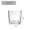 Small Round Glass Tea Light Candle Holder