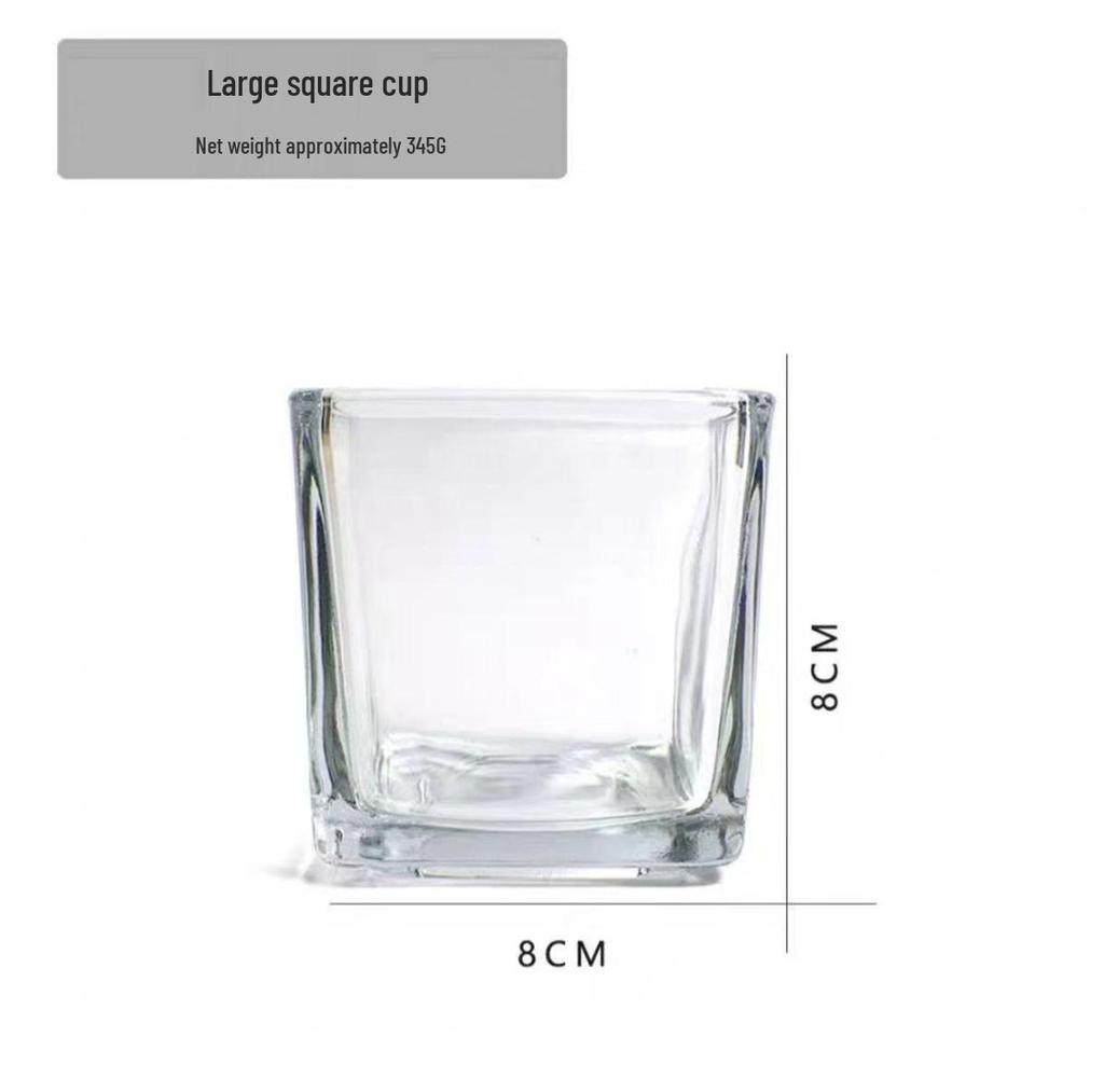 Small Round Glass Tea Light Candle Holder