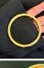 Elegant Coiled Grass Pattern Bracelet: Colorfast, High-End Chinese Style, Perfect Simple Gift for Weddings or Birthdays.