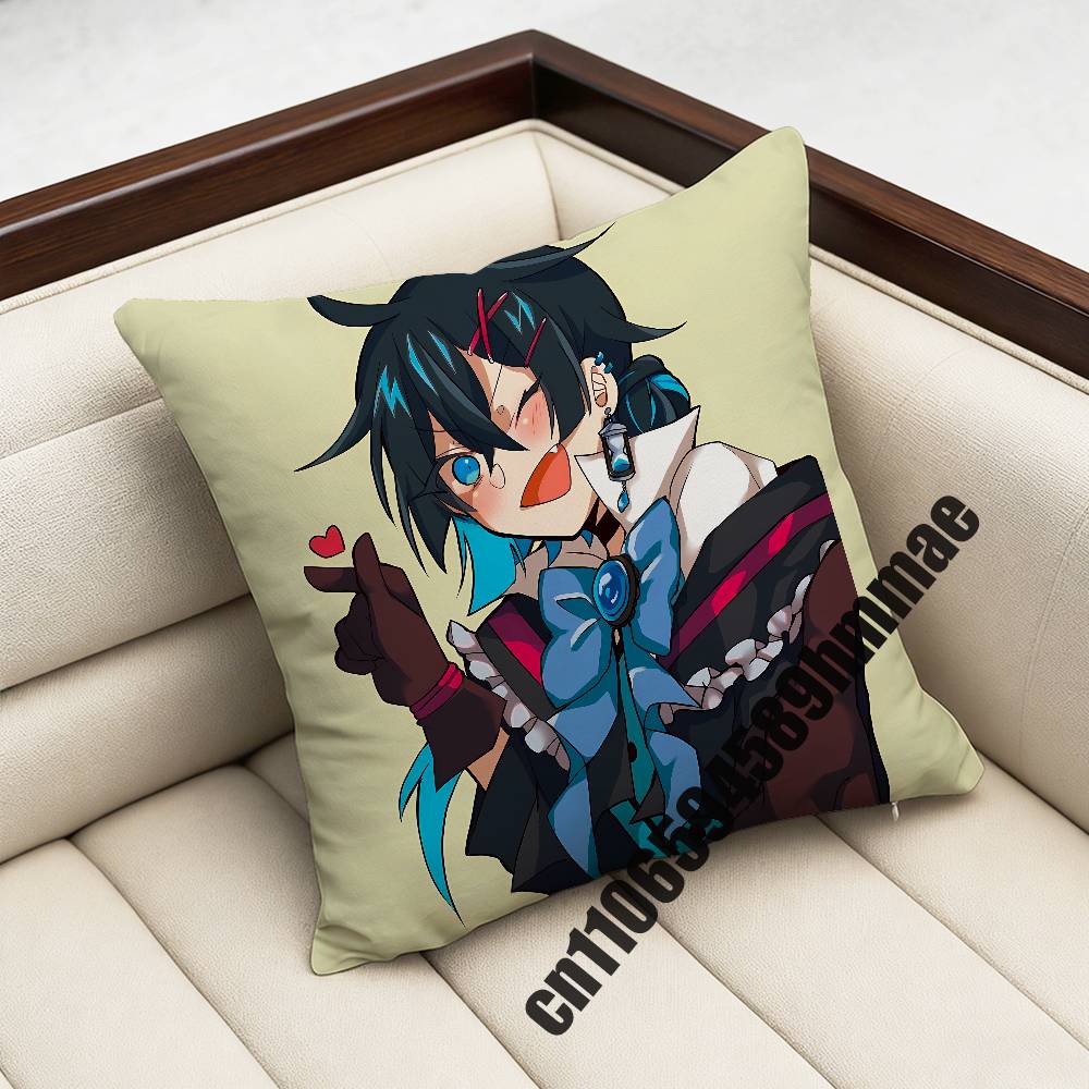 For The Case Study Of V-Vanitas Noe Archiviste Throw Pillow Case Sham 45X45Cm 40X40Cm Square Car Pillowcase Pad Cushion Cover