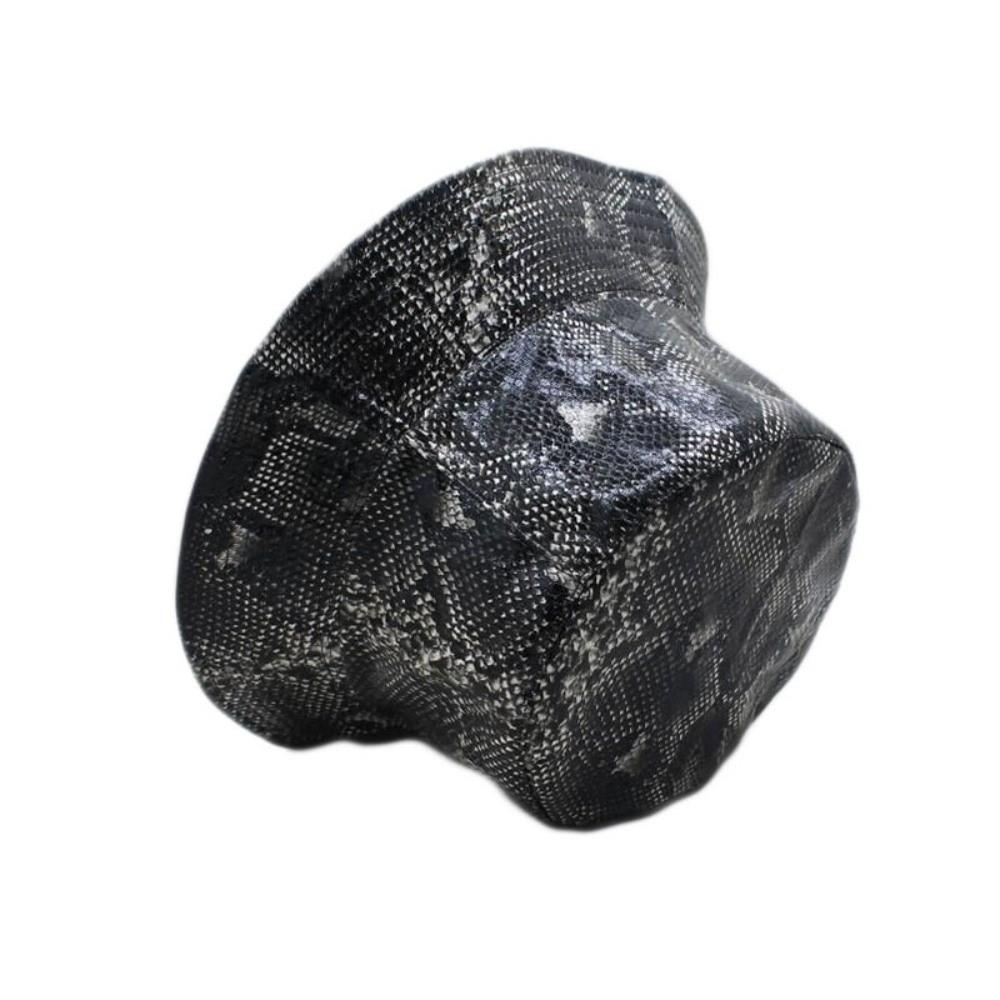 

Casual Both Sides Print Bucket Hat Outdoor Design Travel Style Fisherman Hat Sun Hat for Spring Summer чёрный